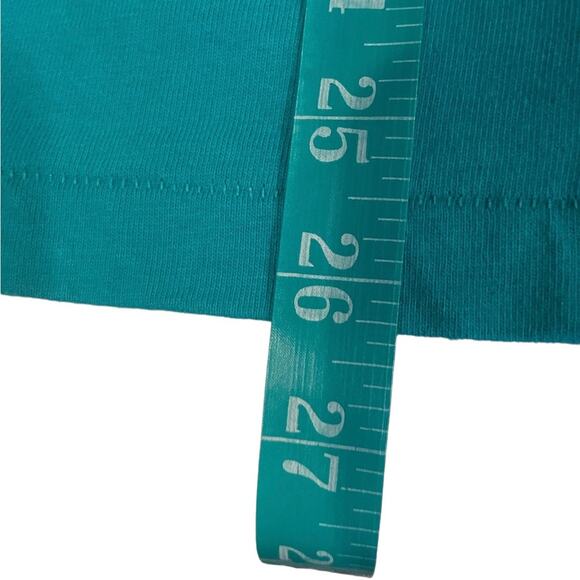 Vintage Hanes T-Shirt Unisex M Casual San Diego Embroidered Cotton Tee Turquoise - Picture 3 of 6